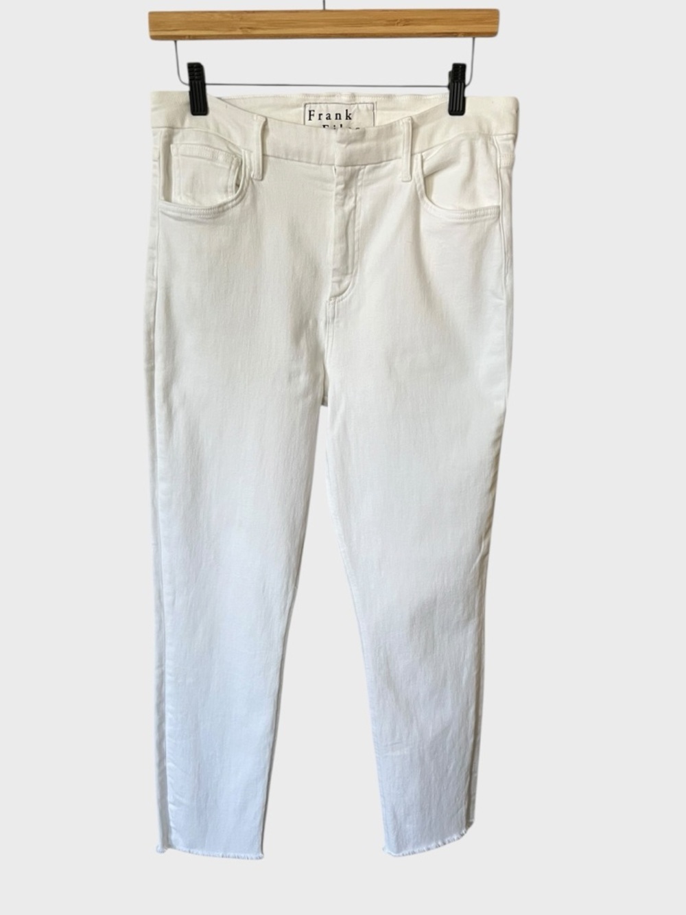 Frank & Eileen White high rise Jeans